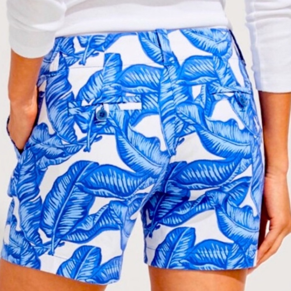 Vineyard vines blue banana leaf chino shorts - Picture 13 of 13